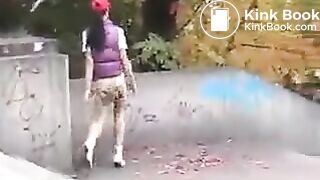 PSG - Dany poops her pantyhose in public #4