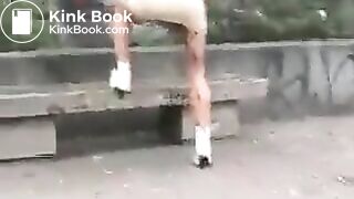 PSG - Dany poops her pantyhose in public #4