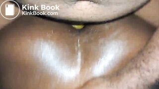 Nasty ebony ANAL slut gets the shit fucked out of her