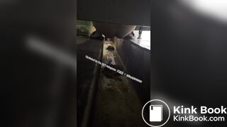 Beautiful girl poops in the toilet 38