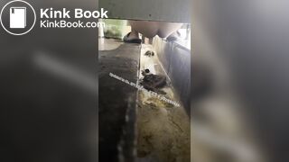 Beautiful girl poops in the toilet 38