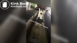 Beautiful girl poops in the toilet 38