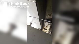 Beautiful girl poops in the toilet 39