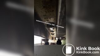 Beautiful girl poops in the toilet 39