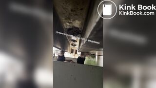 Beautiful girl poops in the toilet 39