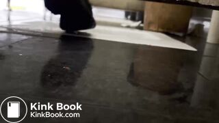 Beautiful girl poops in the toilet 43