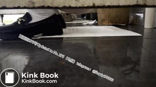 Beautiful girl poops in the toilet 43