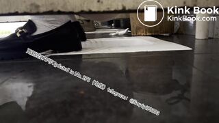 Beautiful girl poops in the toilet 43