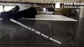 Beautiful girl poops in the toilet 43