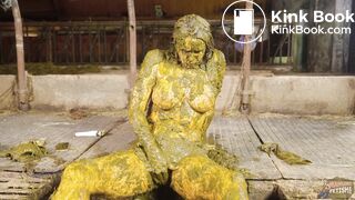 Brooke Maddison Clumsy In Cow Dung