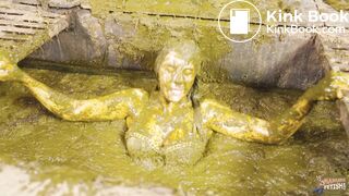 Brooke Maddison Clumsy In Cow Dung