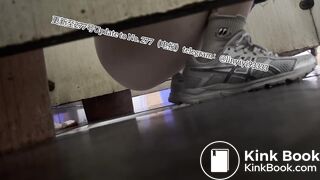 Beautiful girl poops in the toilet 44