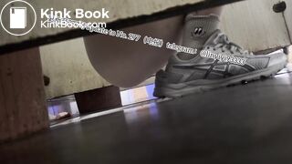 Beautiful girl poops in the toilet 44