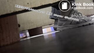 Beautiful girl poops in the toilet 44