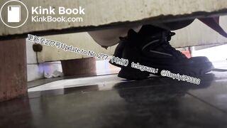 Beautiful girl poops in the toilet 45