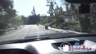 Bowling fun and date then some naughty play with Fiona Peaches, pussy play POV