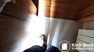 Busy stepsister helps her stepbrother his erection