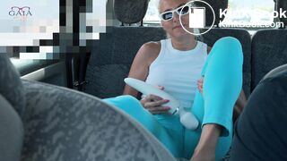 MILF & UBER ep.4 - Big boobs Mom Uses Uber Driver for Her fetish Pleasure after gym