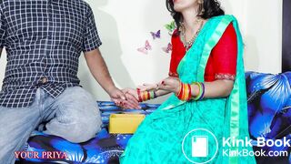 Step-sister Priya got long anal fuck with squirting on her engagement in clear hindi audio