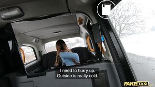 Fake Taxi Cheeky Asian passenger gets out and takes a piss in the middle of the road