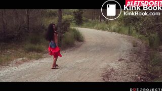 DOE PROJECTS - Alexa Tomas Takes A Piss In Public Before Sucking Cock - LETSDOEIT