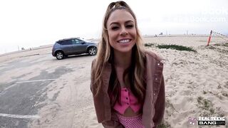 Real Teens - Summer Vixen Pees On The Beach Before Fucked Hard In Hotel Room