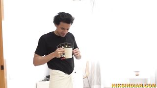 Indian Man swallows MILF maid's piss from her pussy and then fucks her ass