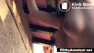 Crazy orgy in a country mansion with rooftop fucking