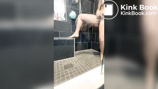 LOOK AT MY GIRL GO! HUGE THICK POWER PISSING STREAM FROM HOT FIANCE