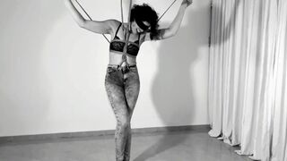 Kinktober day 17 - WET PANTS KINK: Tied up Holding her pee inside until she CAN'T ANYMORE