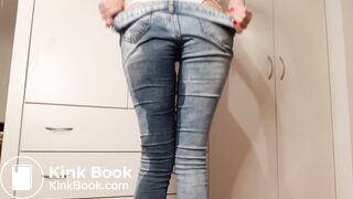 Jeans and Panties Wetting, Pissing In Panties, Soaking Wet Panties, WETTING JEANS