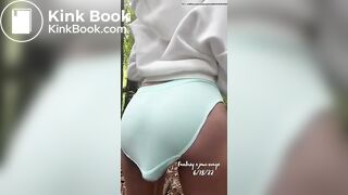 Shittyfantasy blue panty mess