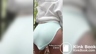 Shittyfantasy blue panty mess