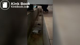 Beautiful girl poops in the toilet 50