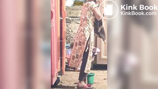 Women pissing in public - video 2