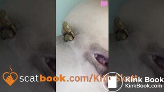 close up shitting - video 2