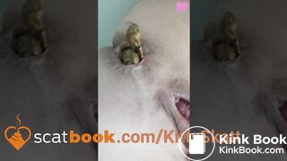 close up shitting - video 2