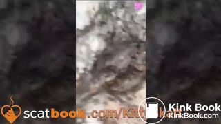 Shitting on camping ground