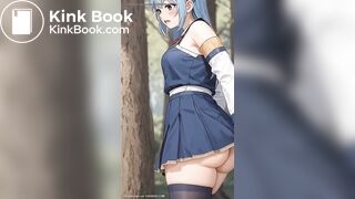 Aqua has diarrhea outdoor