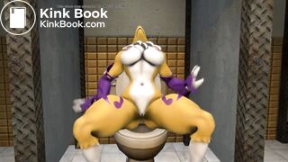 Renamon farting and hyperscat