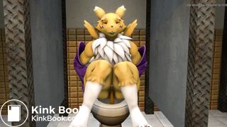 Renamon farting and hyperscat