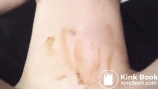 Playing with shity pussy