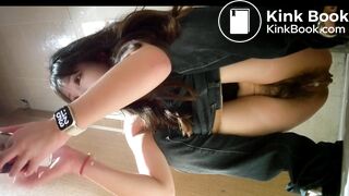 incredibly hot chinese girl shitting in toilet (pt 1)