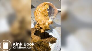 Girl poops and farts