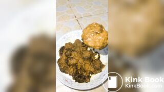 Girl poops and farts