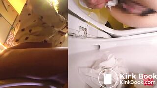 Pretty Japanese girl Pooping