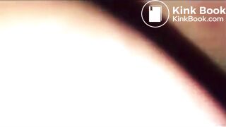 Taking shit out of her ass