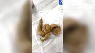 Hot babe cant hold the shit