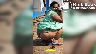 INDIAN BBW TAKES HUGE SHIT OPENLY IN PUBLIC TOILET AREA