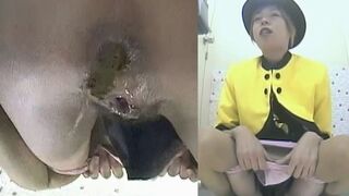 Japanese woman's toilet scene - video 529